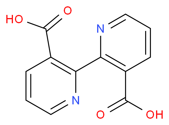 2,2′-联吡啶-3,3′-二羧酸_分子结构_CAS_4433-01-6)