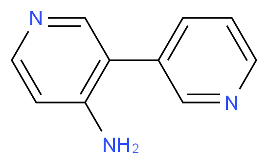 [3,3'-Bipyridin]-4-aMine_分子结构_CAS_1214333-30-8)