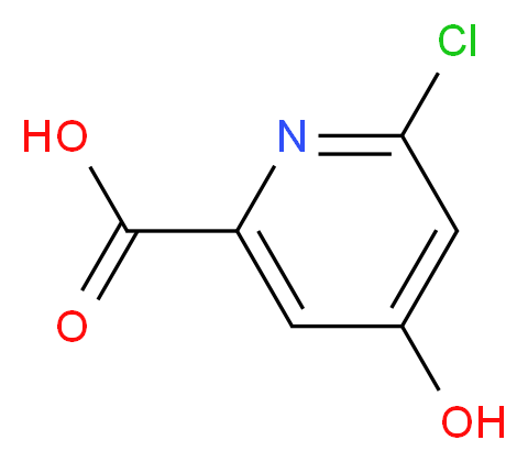 6-chloro-4-hydroxypicolinic acid_分子结构_CAS_1060809-87-1)