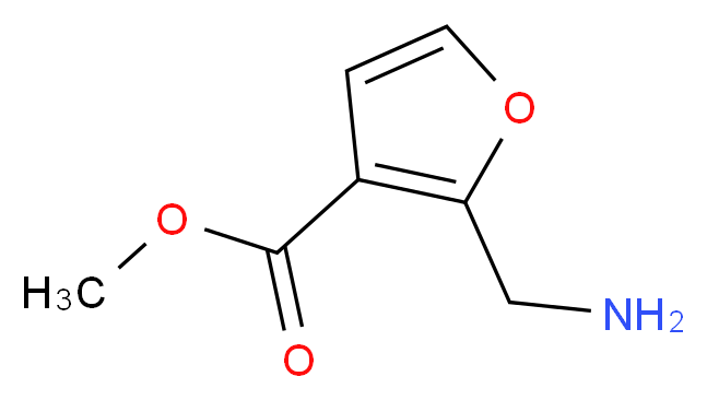 methyl 2-(aminomethyl)furan-3-carboxylate_分子结构_CAS_306936-50-5