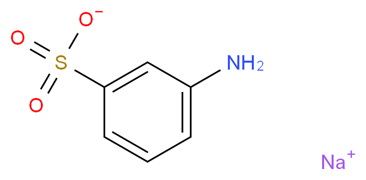 sodium 3-aminobenzene-1-sulfonate_分子结构_CAS_1126-34-7