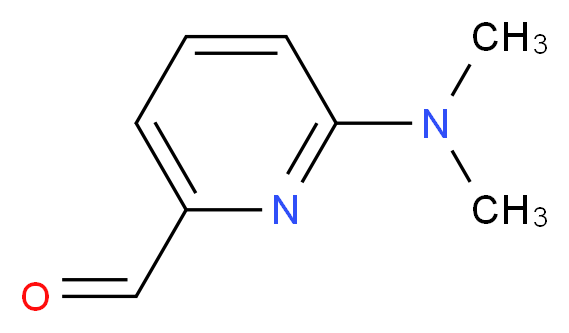 6-(dimethylamino)picolinaldehyde_分子结构_CAS_208110-83-2)