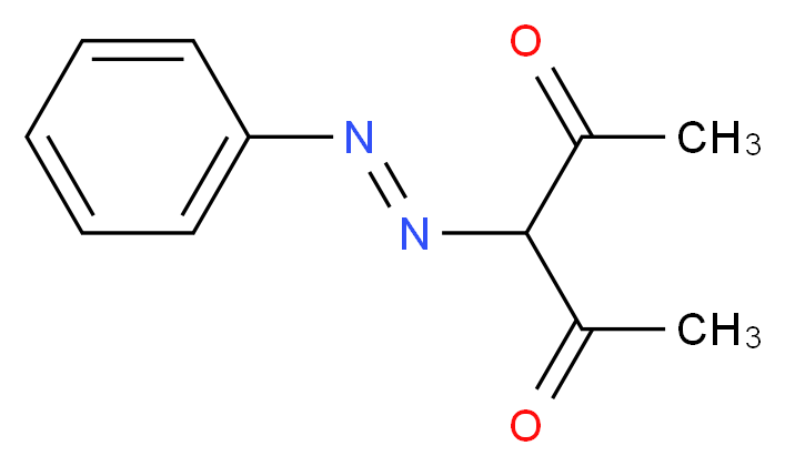 3-Phenylazo-pentane-2,4-dione_分子结构_CAS_)
