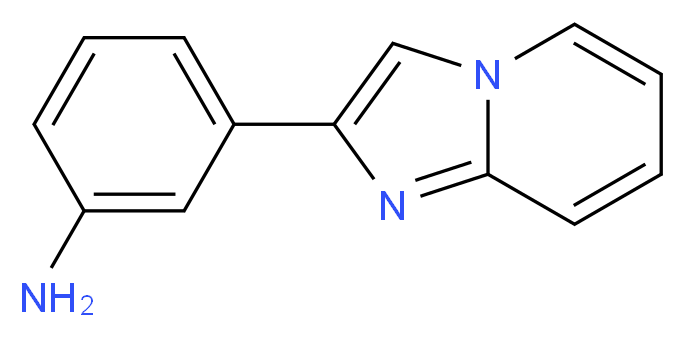 3-{imidazo[1,2-a]pyridin-2-yl}aniline_分子结构_CAS_313231-71-9