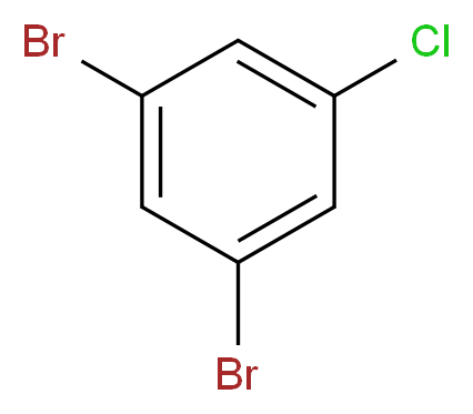 1,3-dibromo-5-chlorobenzene_分子结构_CAS_14862-52-3