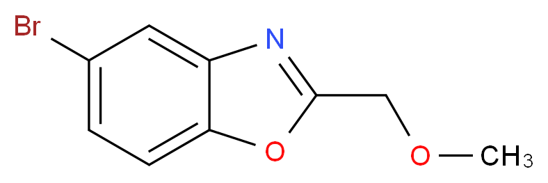 5-bromo-2-(methoxymethyl)-1,3-benzoxazole_分子结构_CAS_938458-97-0