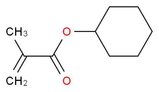 cyclohexyl 2-methylprop-2-enoate_分子结构_CAS_101-43-9