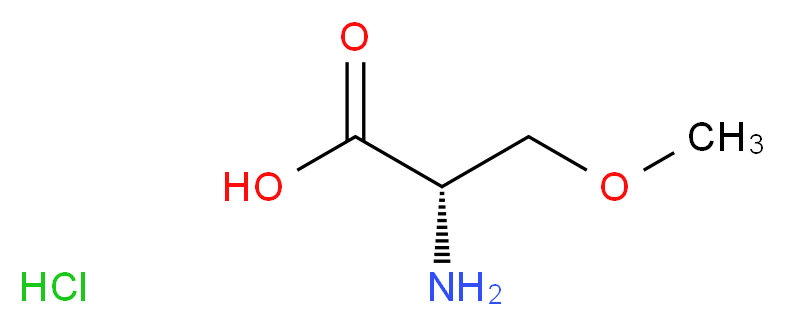 (2S)-2-amino-3-methoxypropanoic acid hydrochloride_分子结构_CAS_336100-47-1