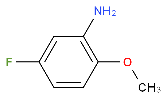 5-Fluoro-2-methoxyaniline_分子结构_CAS_)
