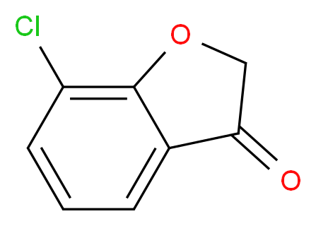 7-Chlorobenzo[b]furan-3(2H)-one_分子结构_CAS_)