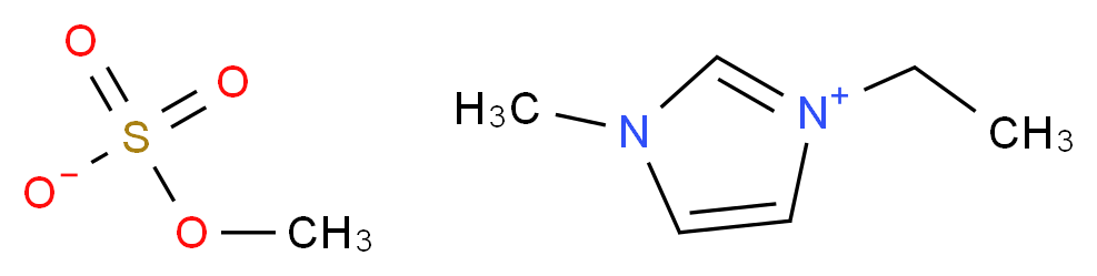 3-ethyl-1-methyl-1H-imidazol-3-ium methyl sulfate_分子结构_CAS_516474-01-4