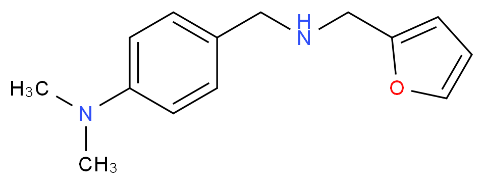 (4-{[(Furan-2-ylmethyl)-amino]-methyl}-phenyl)-dimethylamine_分子结构_CAS_289490-62-6)