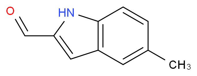 5-Methyl-1H-indole-2-carbaldehyde_分子结构_CAS_1463-60-1)