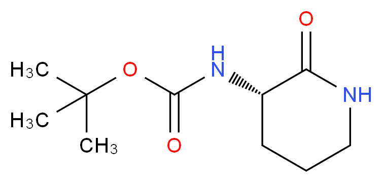 tert-Butyl (S)-2-oxopiperidin-3-ylcarbamate_分子结构_CAS_92235-39-7)