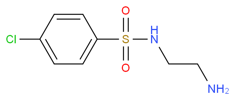 N-(2-aminoethyl)-4-chlorobenzenesulfonamide_分子结构_CAS_83019-90-3)