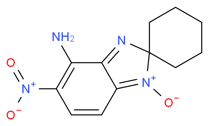 4-Amino-5-nitro-2-spirocyclohexane-2H-benzimidazole-1-oxide_分子结构_CAS_)