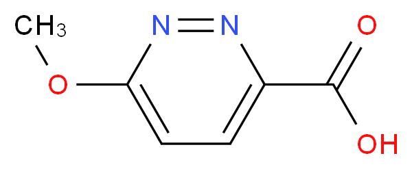 6-Methoxypyridazine-3-carboxylic acid_分子结构_CAS_)