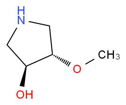 trans-4-methoxy-3-pyrrolidinol_分子结构_CAS_473298-19-0)