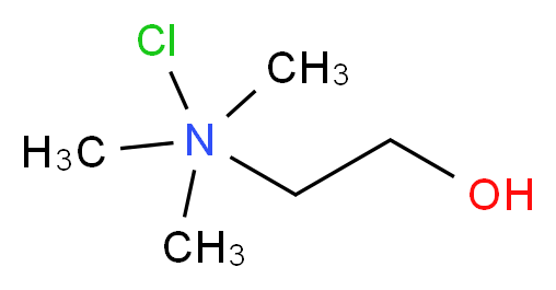 2-(chlorotrimethylamino)ethan-1-ol_分子结构_CAS_67-48-1