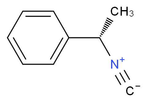 (S)-(-)-α-甲基苄基异腈_分子结构_CAS_21872-32-2)