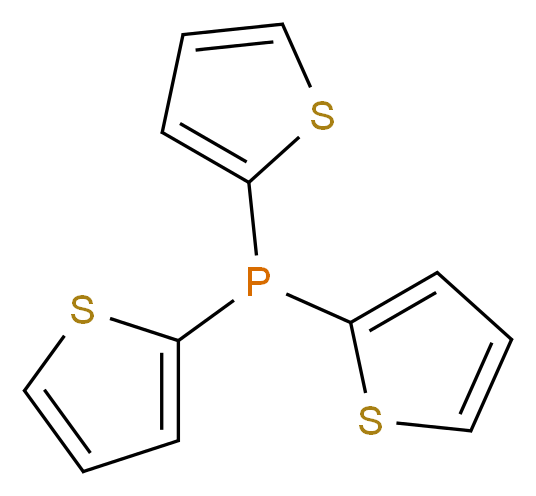 tris(thiophen-2-yl)phosphane_分子结构_CAS_24171-89-9