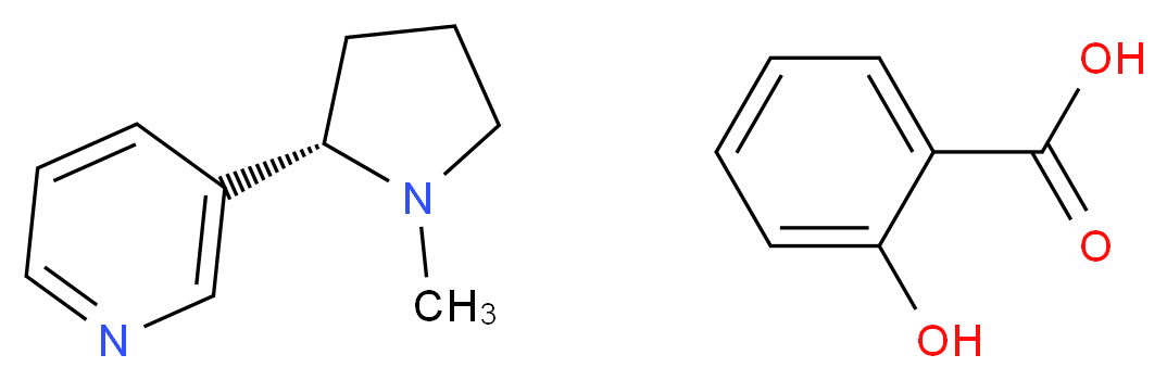 Nicotine Salicylate_分子结构_CAS_29790-52-1)