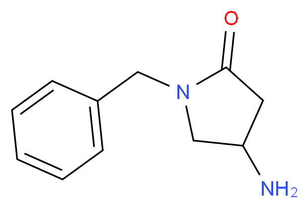 4-Amino-1-benzylpyrrolidin-2-one_分子结构_CAS_368429-69-0)