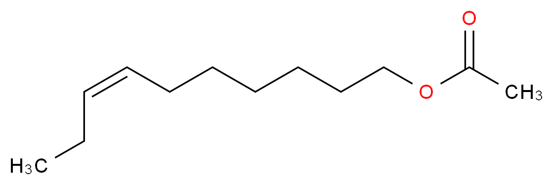 (7Z)-dec-7-en-1-yl acetate_分子结构_CAS_13857-03-9