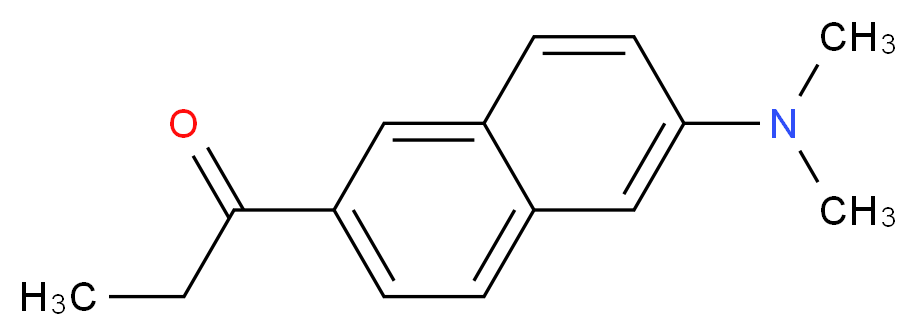 1-[6-(dimethylamino)naphthalen-2-yl]propan-1-one_分子结构_CAS_70504-01-7