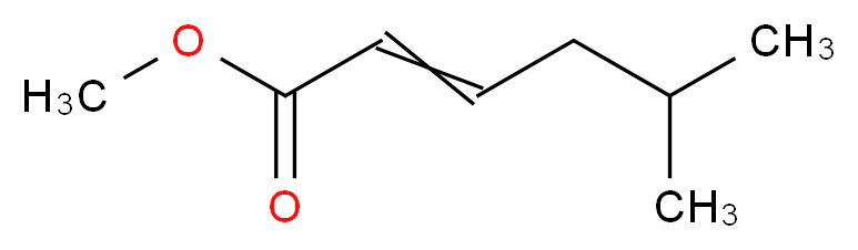 Methyl 5-methyl-2-hexenoate 97%_分子结构_CAS_)