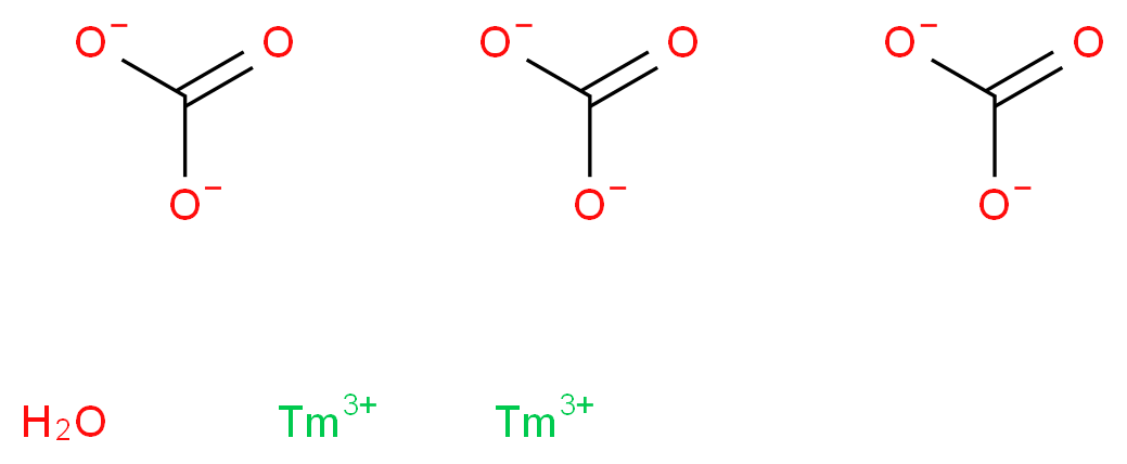 碳酸铥(III) 水合物_分子结构_CAS_87198-17-2)