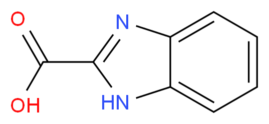 1,3-benzodiazole-2-carboxylic acid_分子结构_CAS_2849-93-6