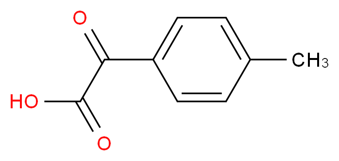 2-(4-methylphenyl)-2-oxoacetic acid_分子结构_CAS_7163-50-0