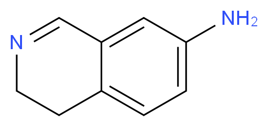 3,4-DIHYDROISOQUINOLIN-7-AMINE_分子结构_CAS_62541-60-0)