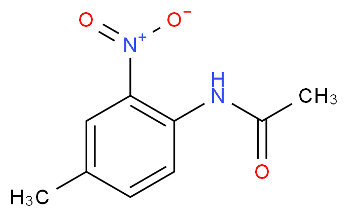 4-Methyl-2-nitro-N-acetylbenzeneamine_分子结构_CAS_612-45-3)