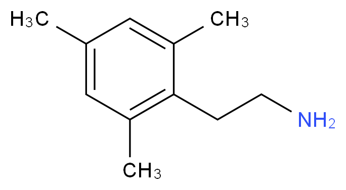 2-(2,4,6-trimethylphenyl)ethan-1-amine_分子结构_CAS_3167-10-0