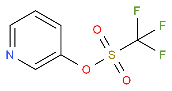 pyridin-3-yl trifluoromethanesulfonate_分子结构_CAS_107658-27-5