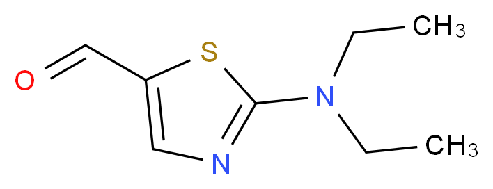 2-(Diethylamino)-1,3-thiazole-5-carbaldehyde_分子结构_CAS_92940-24-4)