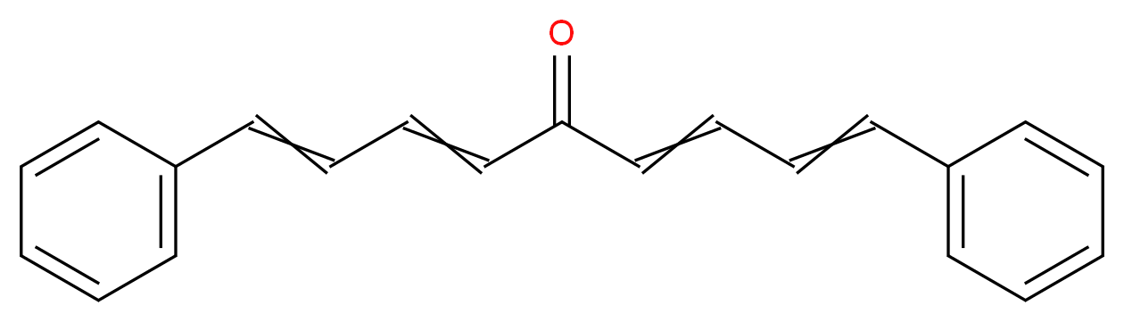 1,9-diphenylnona-1,3,6,8-tetraen-5-one_分子结构_CAS_622-21-9