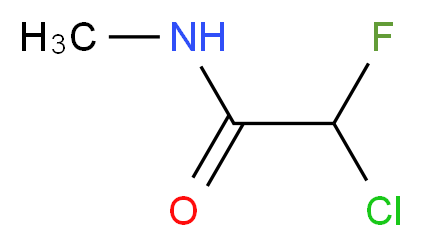 N-Methyl chlorofluoroacetamide_分子结构_CAS_53441-15-9)