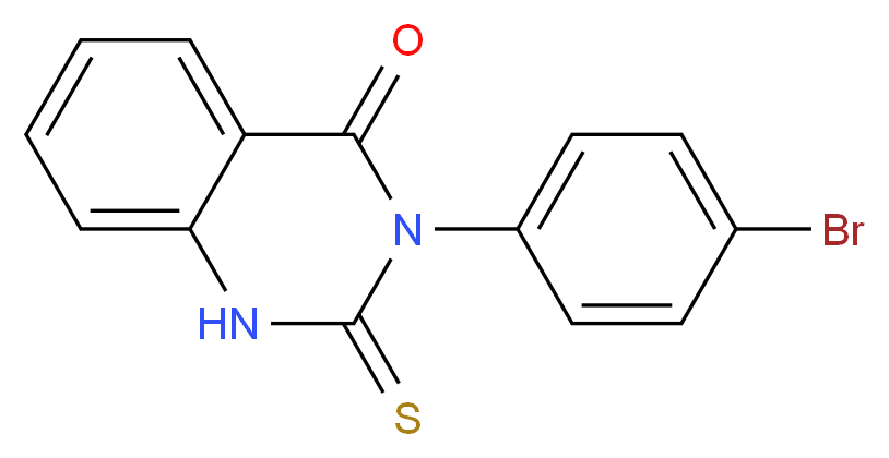 3-(4-Bromophenyl)-2-thioxo-2,3-dihydro-4(1H)-quinazolinone_分子结构_CAS_1028-39-3)