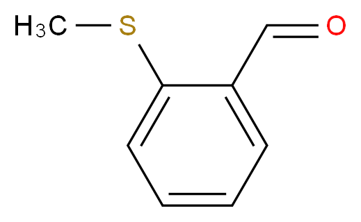 2-(methylsulfanyl)benzaldehyde_分子结构_CAS_7022-45-9