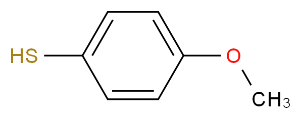 4-methoxybenzene-1-thiol_分子结构_CAS_696-63-9