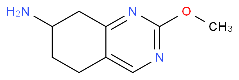 2-methoxy-5,6,7,8-tetrahydroquinazolin-7-amine_分子结构_CAS_944902-72-1