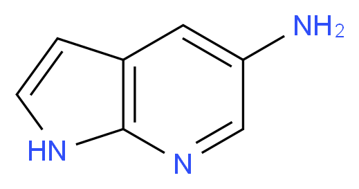 1H-pyrrolo[2,3-b]pyridin-5-amine_分子结构_CAS_100960-07-4