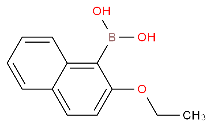 (2-ethoxynaphthalen-1-yl)boronic acid_分子结构_CAS_148345-64-6