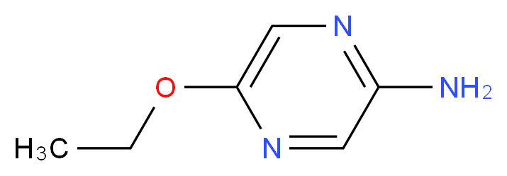 5-ethoxypyrazin-2-amine_分子结构_CAS_647843-58-1