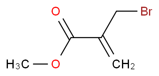 2-(溴甲基)丙烯酸甲酯_分子结构_CAS_4224-69-5)