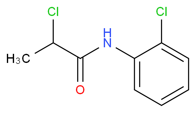 2-Chloro-N-(2-chlorophenyl)propanamide_分子结构_CAS_)