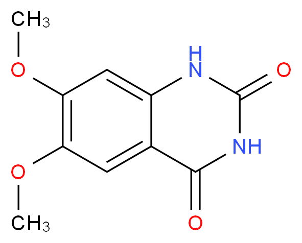 6,7-dimethoxy-1,2,3,4-tetrahydroquinazoline-2,4-dione_分子结构_CAS_28888-44-0